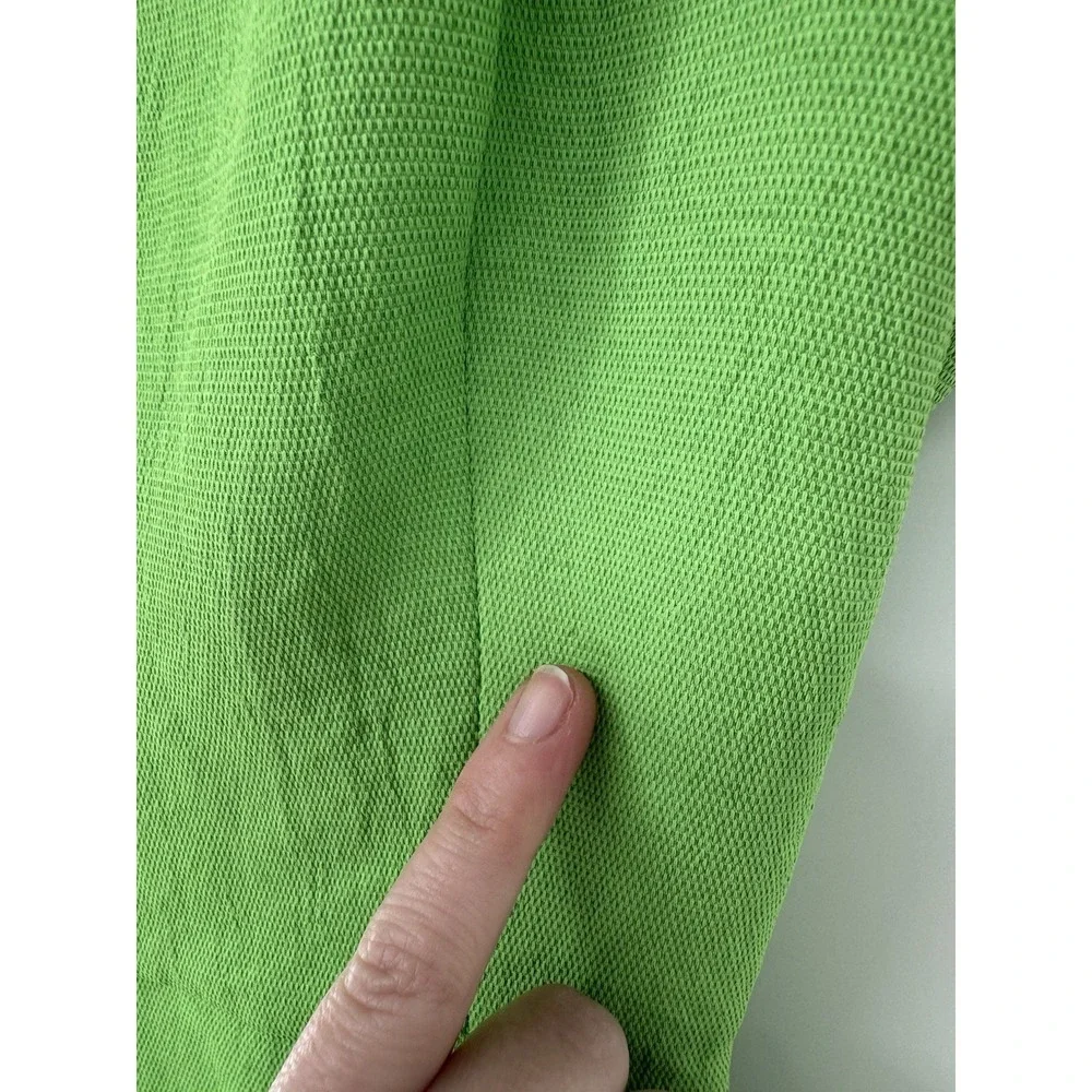 Wilfred Dress Womens 4 Green Mini Aritzia Tie Keyhole Back Cut Out Square‎ Neck